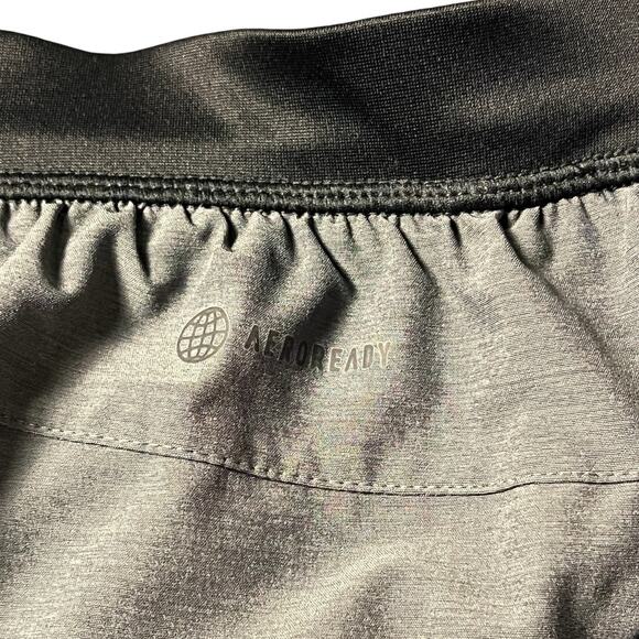 NWT Adidas Shorts Mens XS Axis 3.0 Woven Training Soccer Aeroready Gray Stretch - Picture 7 of 7